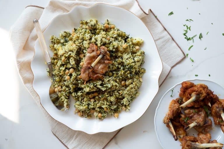 תמונה ראשית ארוחה פרסית שלמה של אורז ופרגיות על עצם ב-15 דקות עבודה בזכות הנינג׳ה ספידי
